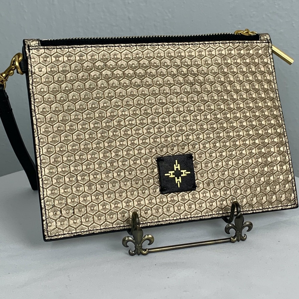 Brand New! India Hicks Vintage Moonlight Wristlet (NWT)